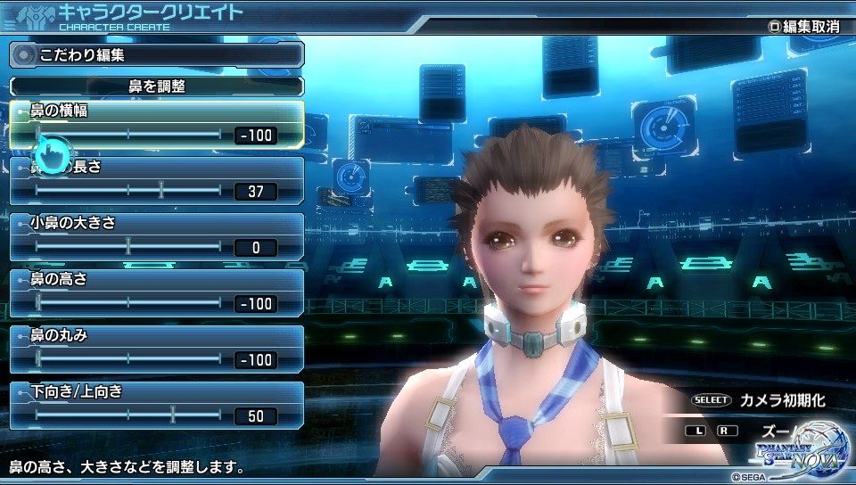 キャラクリで遊ぶpsnova ひとまず Pso2