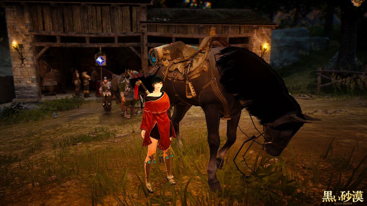 黒い砂漠 初めて馬を捕まえた ぷそから