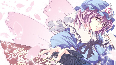 Vitaアニメ壁紙box 東方project 西行寺 幽々子