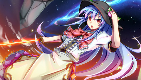 Vitaアニメ壁紙box 東方project 比那名居 天子