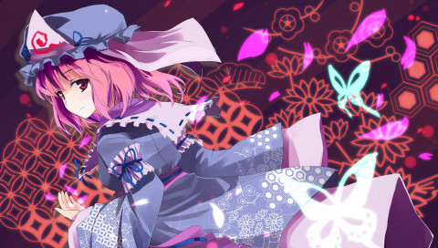 Vitaアニメ壁紙box 東方project 西行寺 幽々子