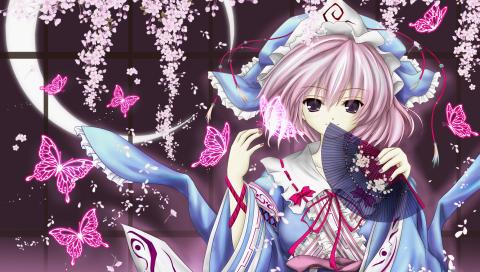東方 Psp専用壁紙 西行寺 幽々子 Psp改造初心者日記 東方 Psp専用壁紙 西行寺 幽々子 Psp改造初心者日記