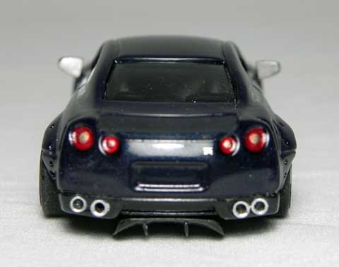 トミカ改造 R35 GTR LB仕様 オーバーフェンダー 黒 ホットウィール