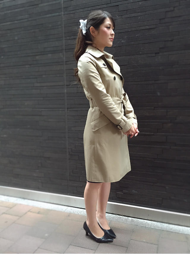 国内より 就活女子のトレンチコートとリクスー姿 丸太いずみの医療 フェチ 女装時々sm