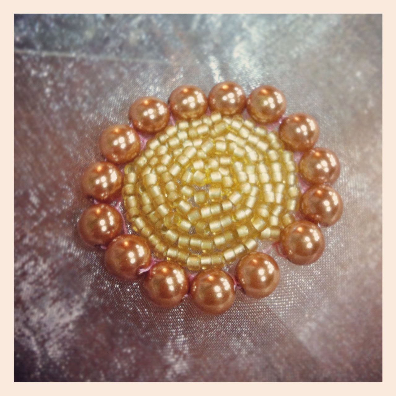 市場 ビーズ針 繊細な刺繍 ビーズ刺繍 ハンドメイド ヘアゴム ブローチ 丸小ビーズ