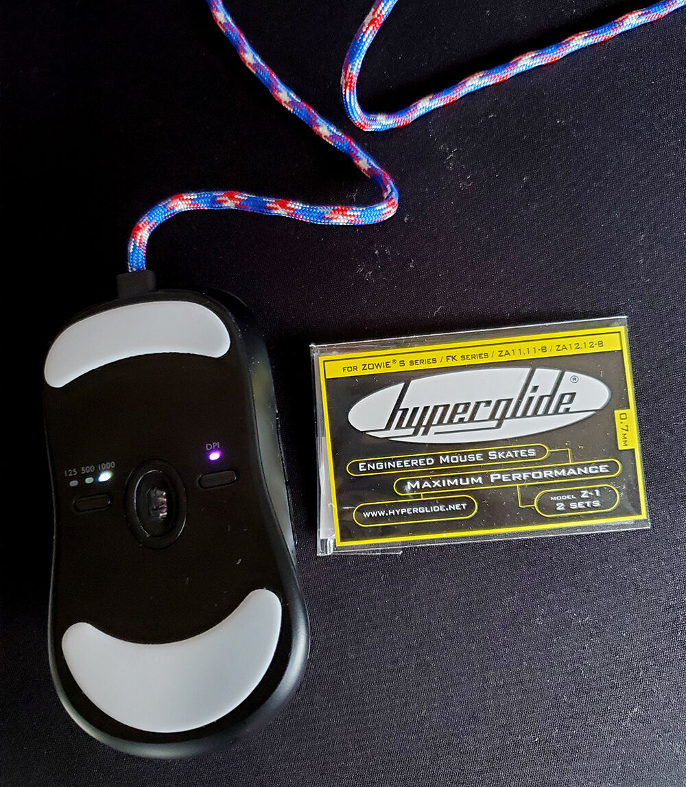 ZOWIE ZA13B WHITE パラコード化 ソール張り替えずみ
