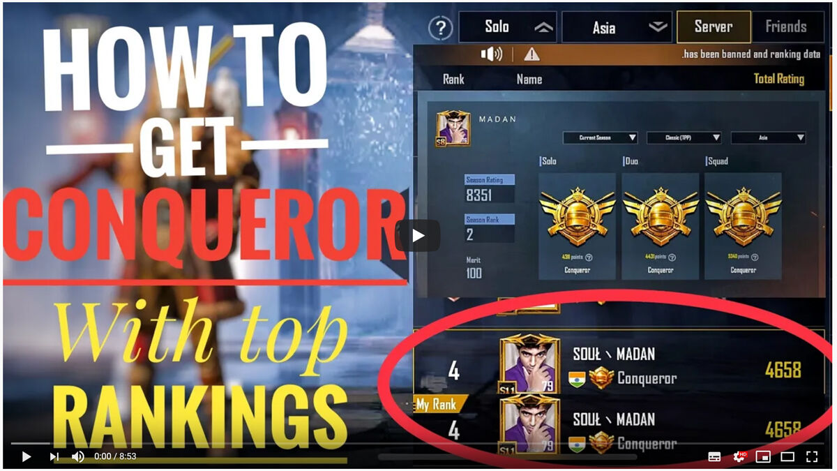 Pubgモバイル 今季アジアソロ最速征服者の征服者のなり方講座 Pubgモバイルまとめ Pubgモバイル 今季アジアソロ最速征服者の征服者のなり方講座 Pubgモバイルまとめ