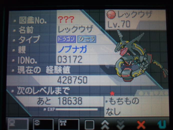 黒いレックウザ どうでもいい今日だけど 頑張った分の明日があるよ