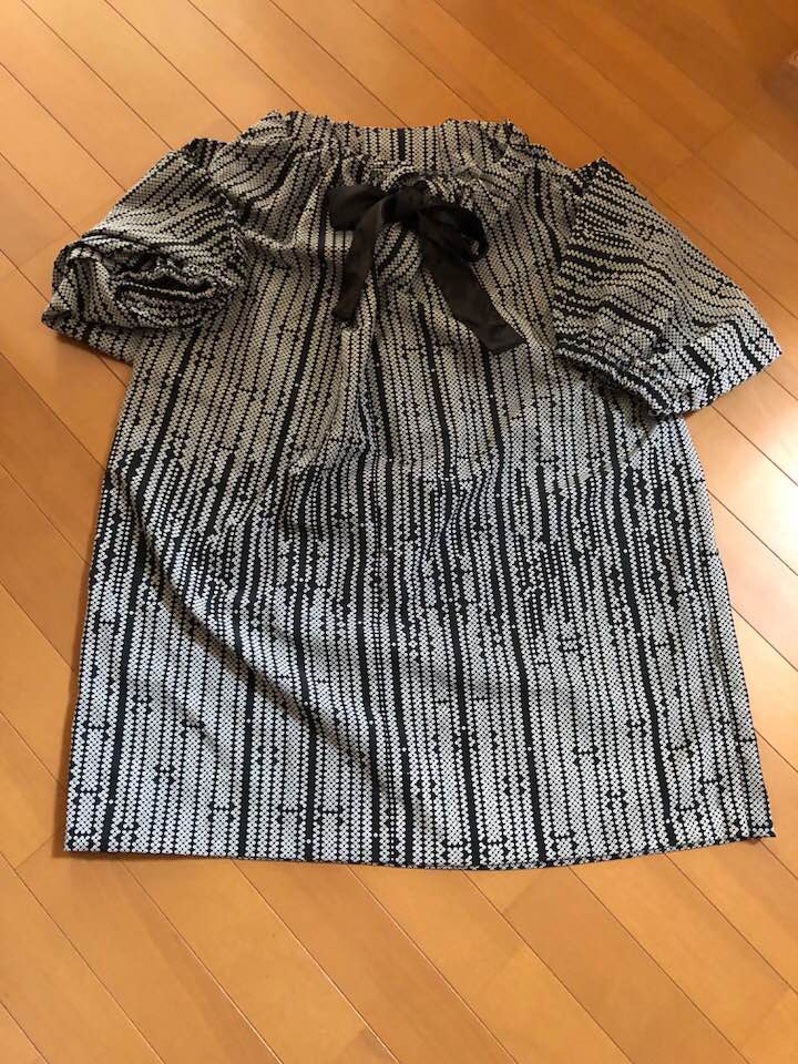 チュニックワンピースをスカートにリメイク ぷち ぷち ちょこっと