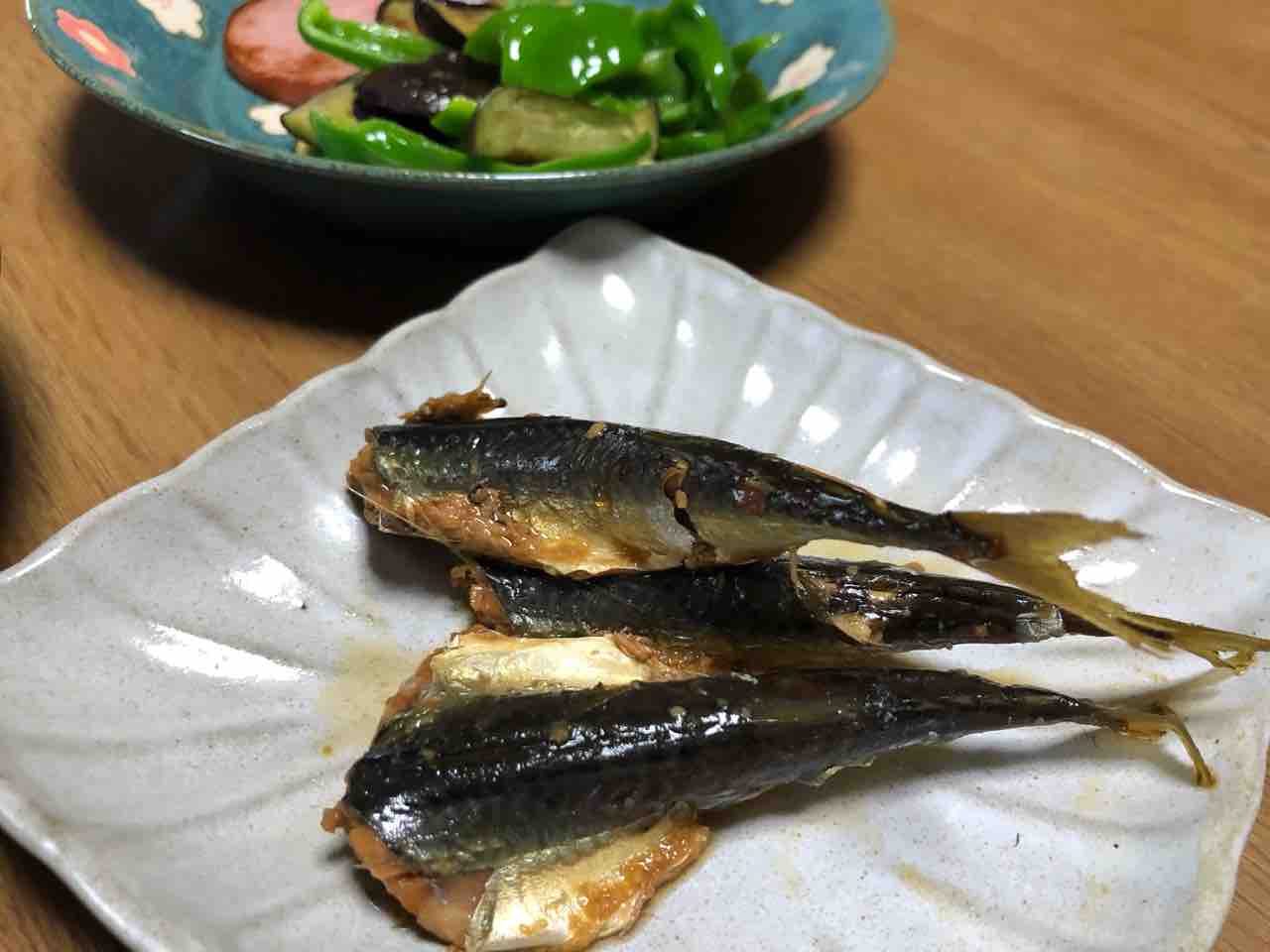 小鯖の味噌煮 ぷち ぷち ちょこっと