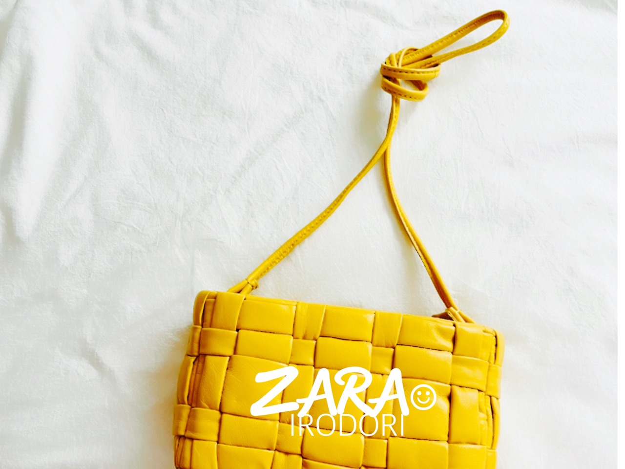 ZARA＊買って大正解！イエローのクロスボディバッグ＊ : IRODORI