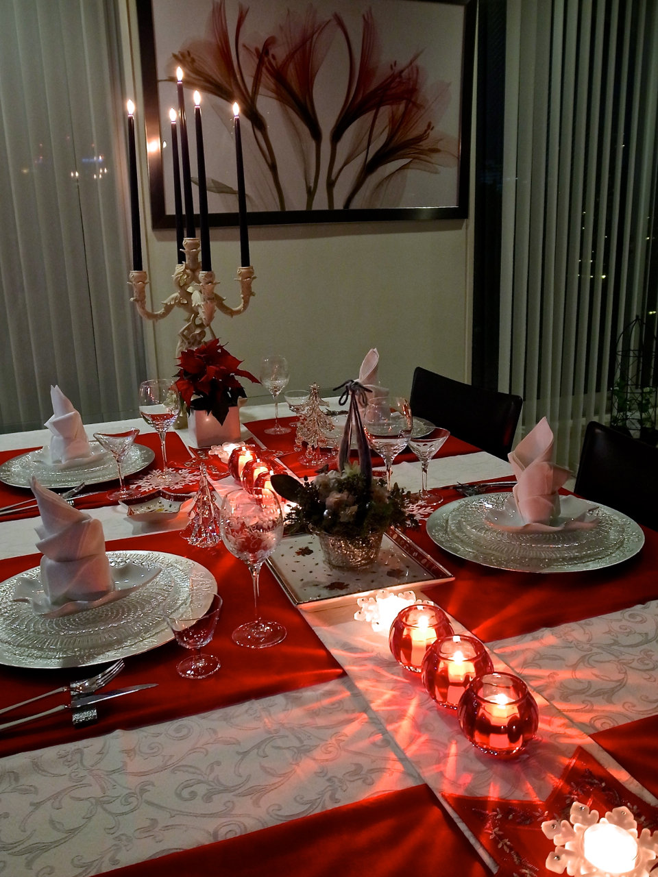 クリスマスのテーブルセッティング Lovely Place