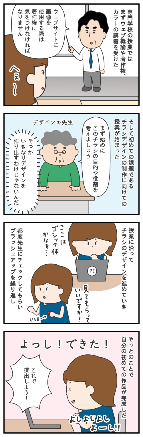 681.初めてのデザイン課題に挑戦/Webデザイナーへの道のり