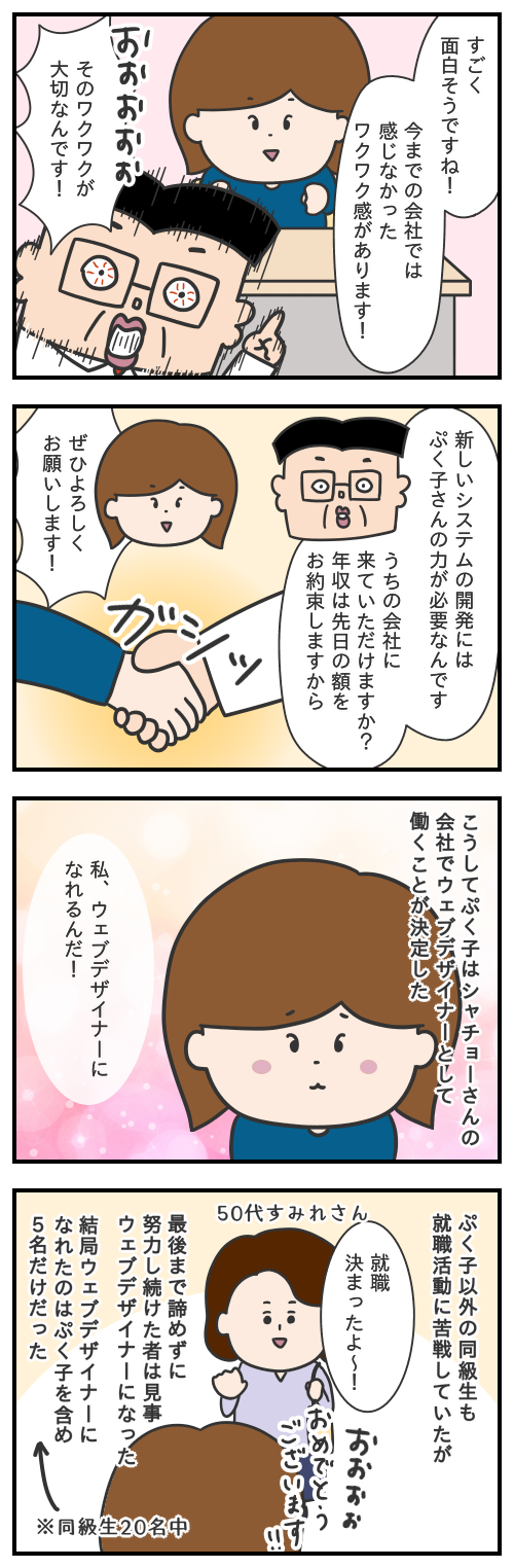 710.ついに就職先が決定！/Webデザイナーへの道のり