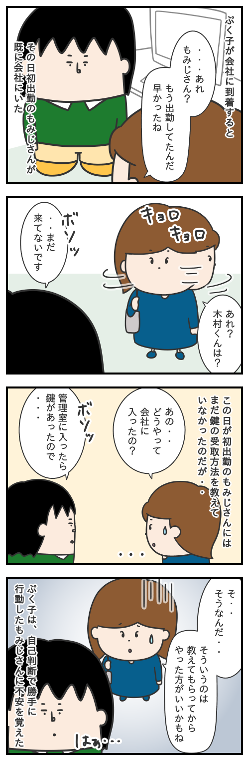 726.もみじさん初出勤日 その3/シャチョーのカイシャ