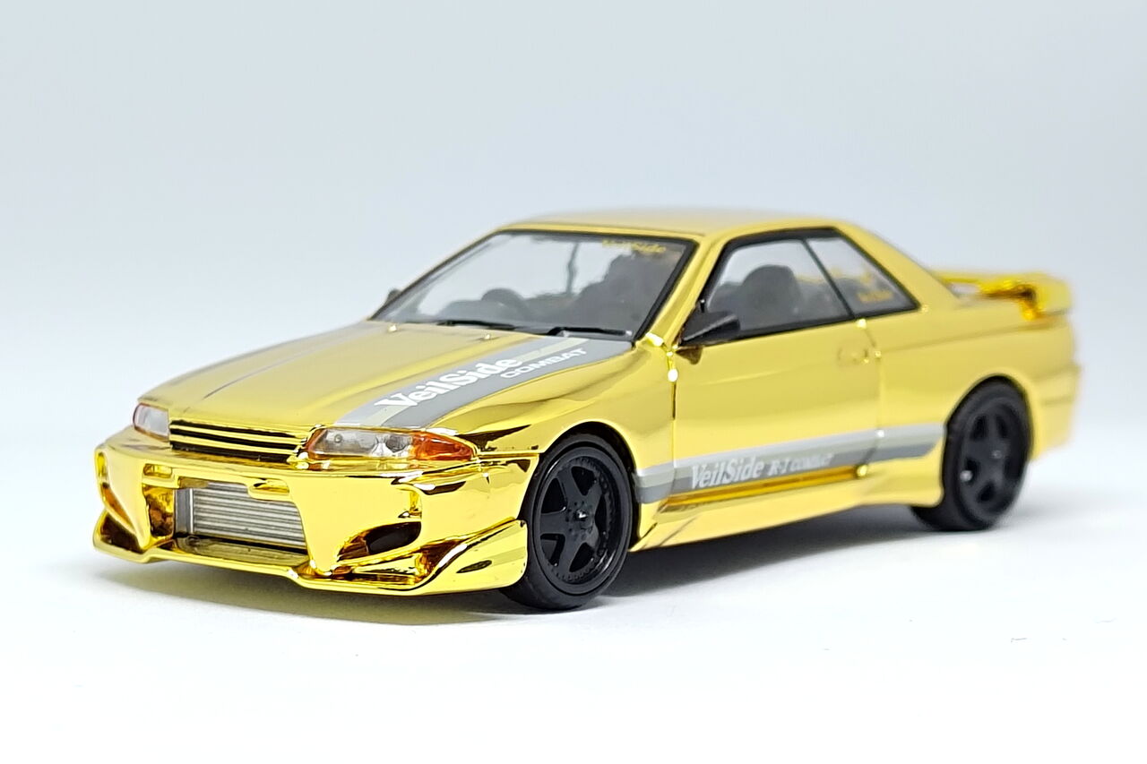 Mini GT VeilSrde Model 限定モデル　100台限定 ☆100台限定☆MINI GT ミニGT R32 GT-R ゴールドクローム