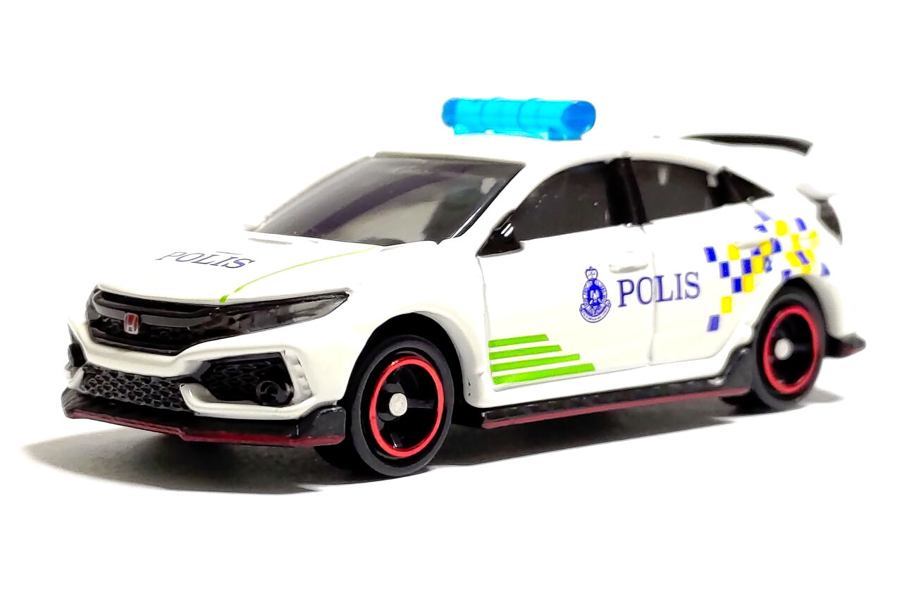 トミカ Aeon No 56 ホンダ シビック Type R マレーシア警察仕様 Pumiの小さな車館