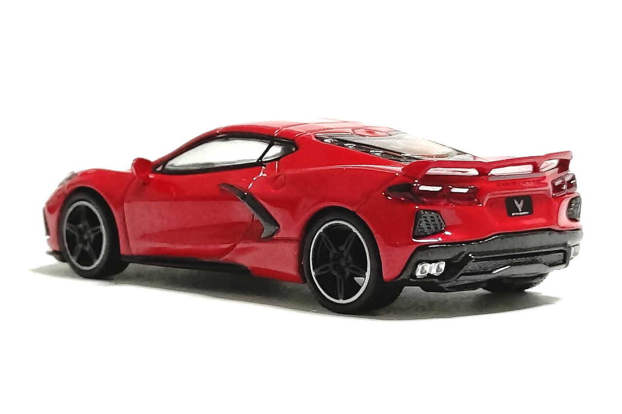 MINIGT シボレー コルベットスティングレイ2020 トーチレッド&ブラック Amazon | MINI GT 1/64 シボレー コルベット スティングレイ