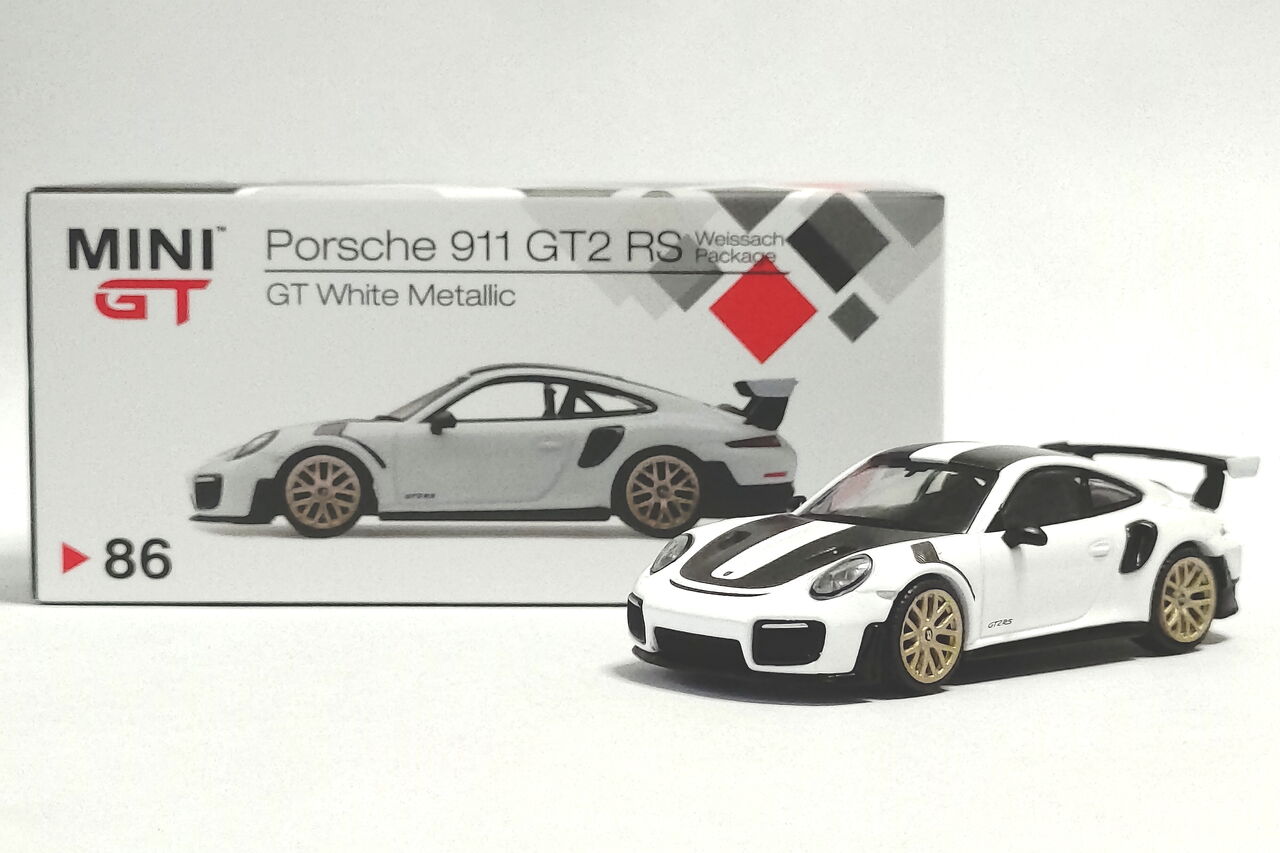 mini gt ポルシェ911 GT2 RS トイザらス限定 シルバー