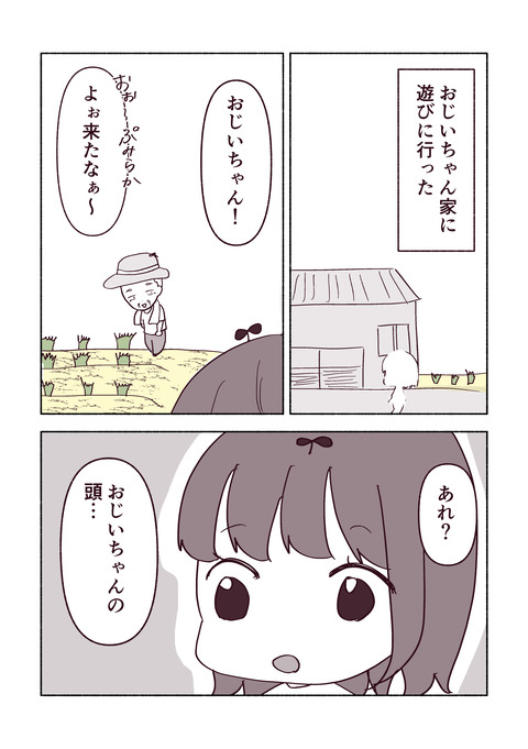 おじいちゃんの頭に_008