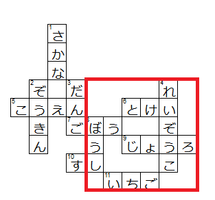 無料シェア教材 クロスワードパズル 作成方法あり 働く主婦の独り言