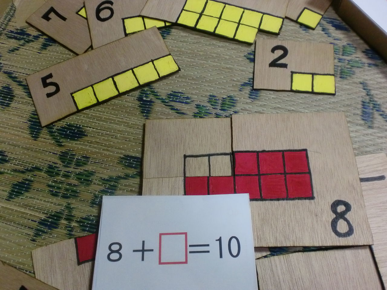 手作り教材 １０の補数パズル 働く主婦の独り言