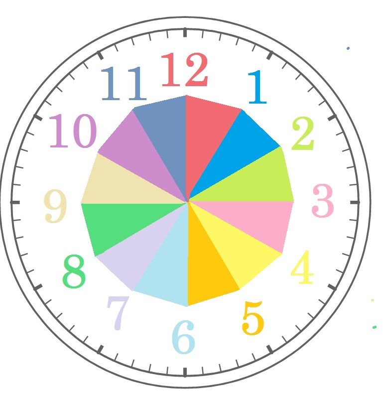 手作り教材 見通しを立てるために 短針のみの時計 その２ 働く主婦の独り言