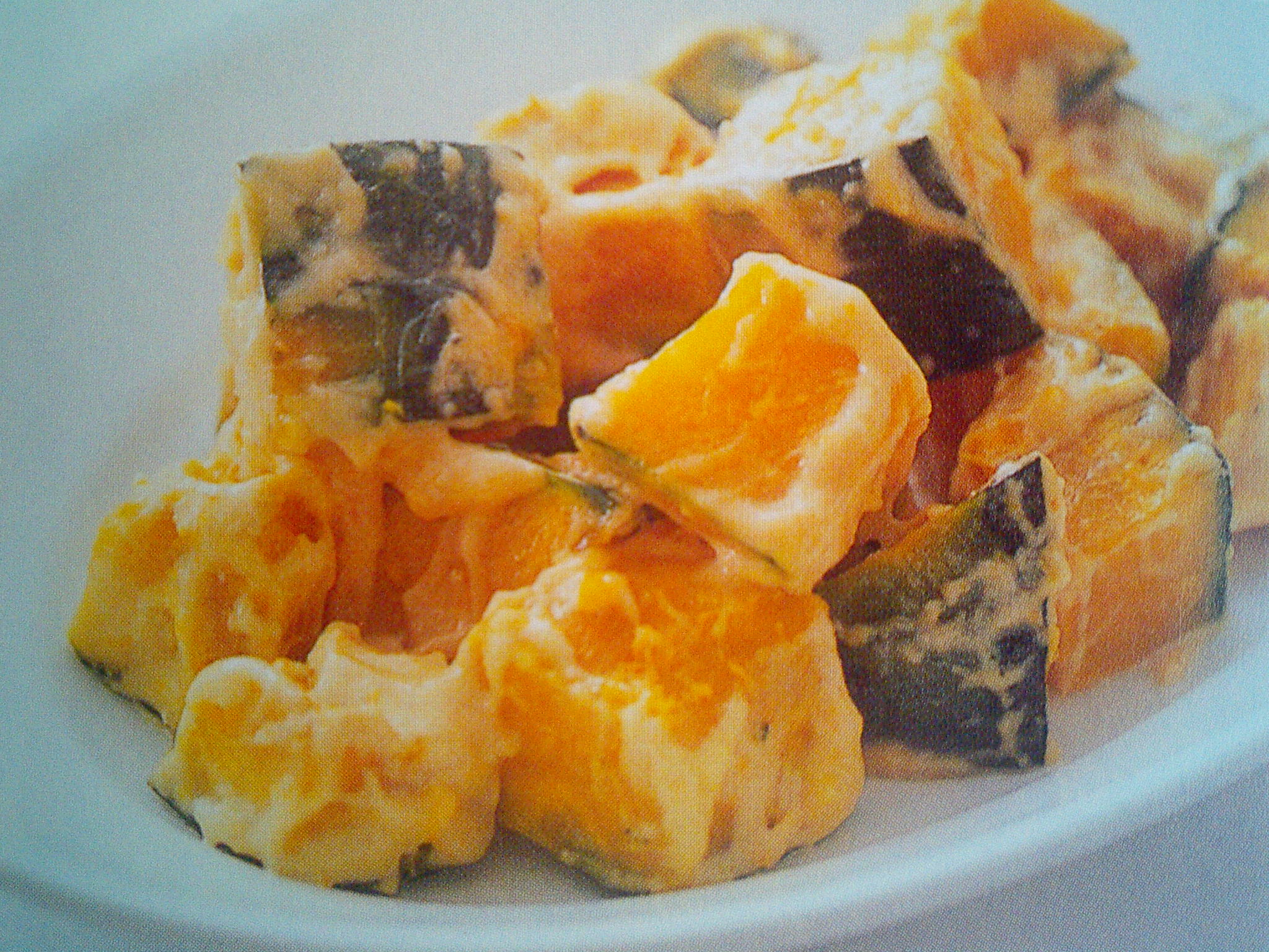 小田真規子さんのレンジかぼちゃのチーズマヨネーズサラダ かぼちゃレシピ