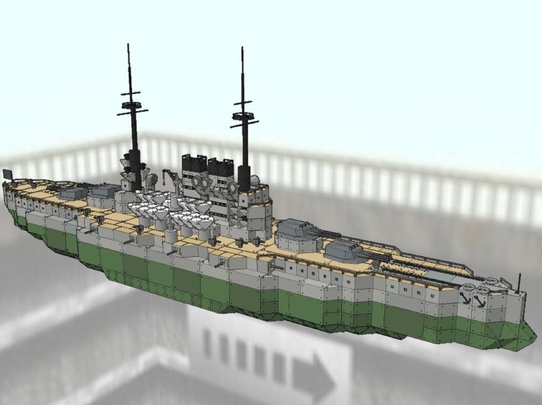 オーストリア ハンガリー帝国海軍 戦艦 シュツェント イストファン Battle Ship Craft Mk Karmann造船所