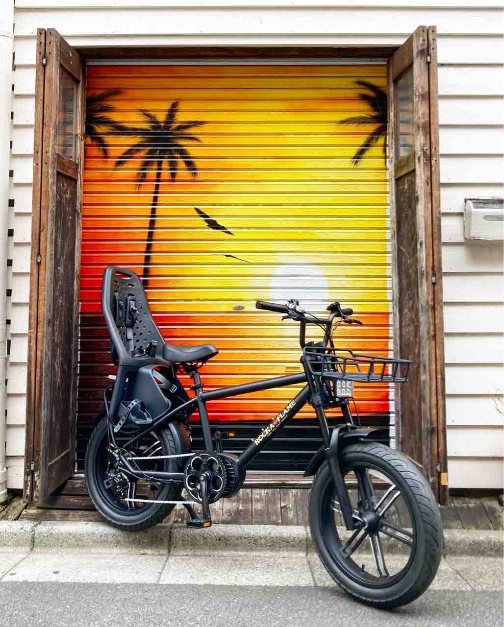 ROCKA FLAME HAYATE e-Bike_Matte Black | SLOW CYCLE