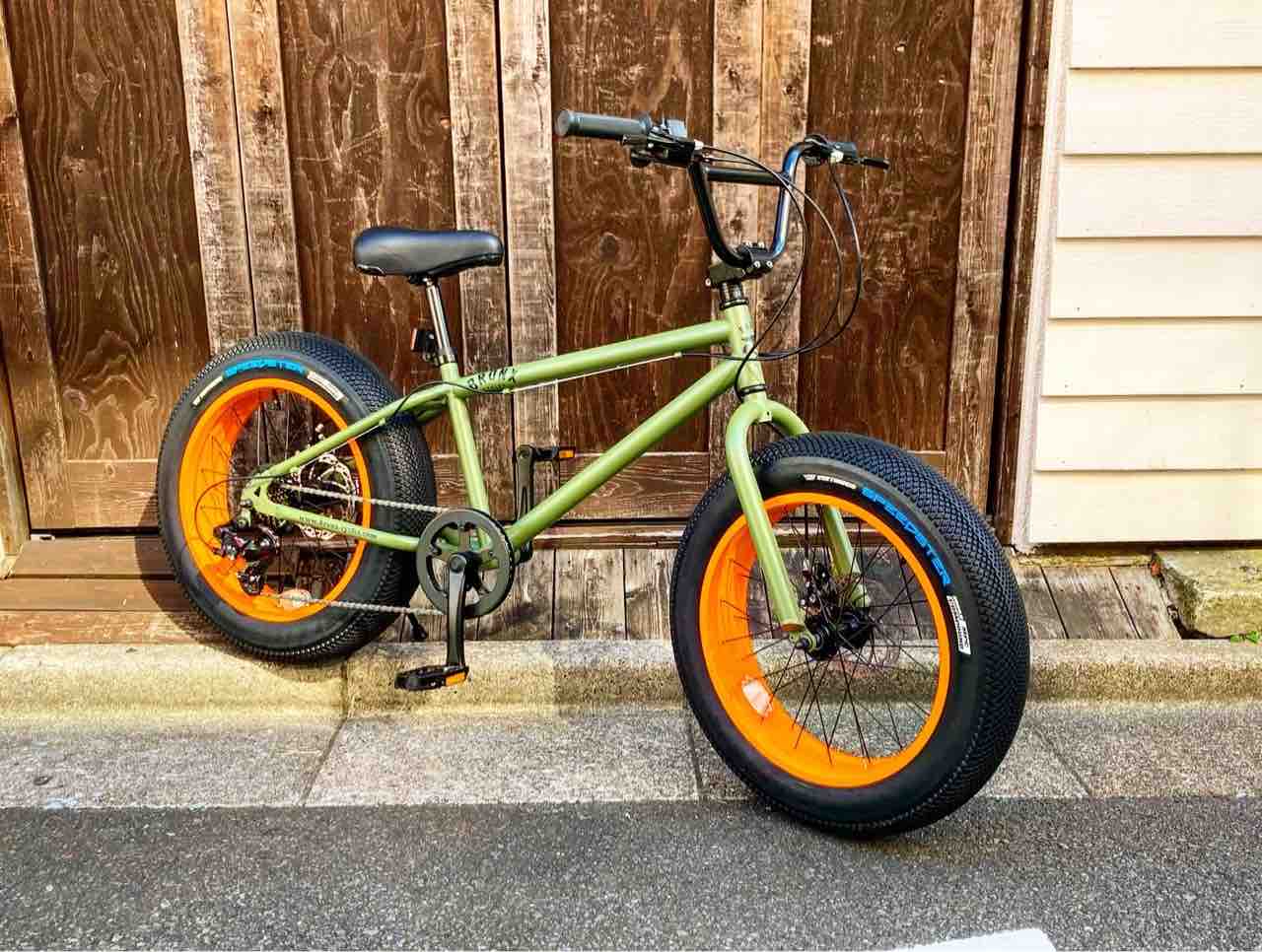 FatBike BRONX 20インチ DD - ファットバイク [アーミーグリーンx