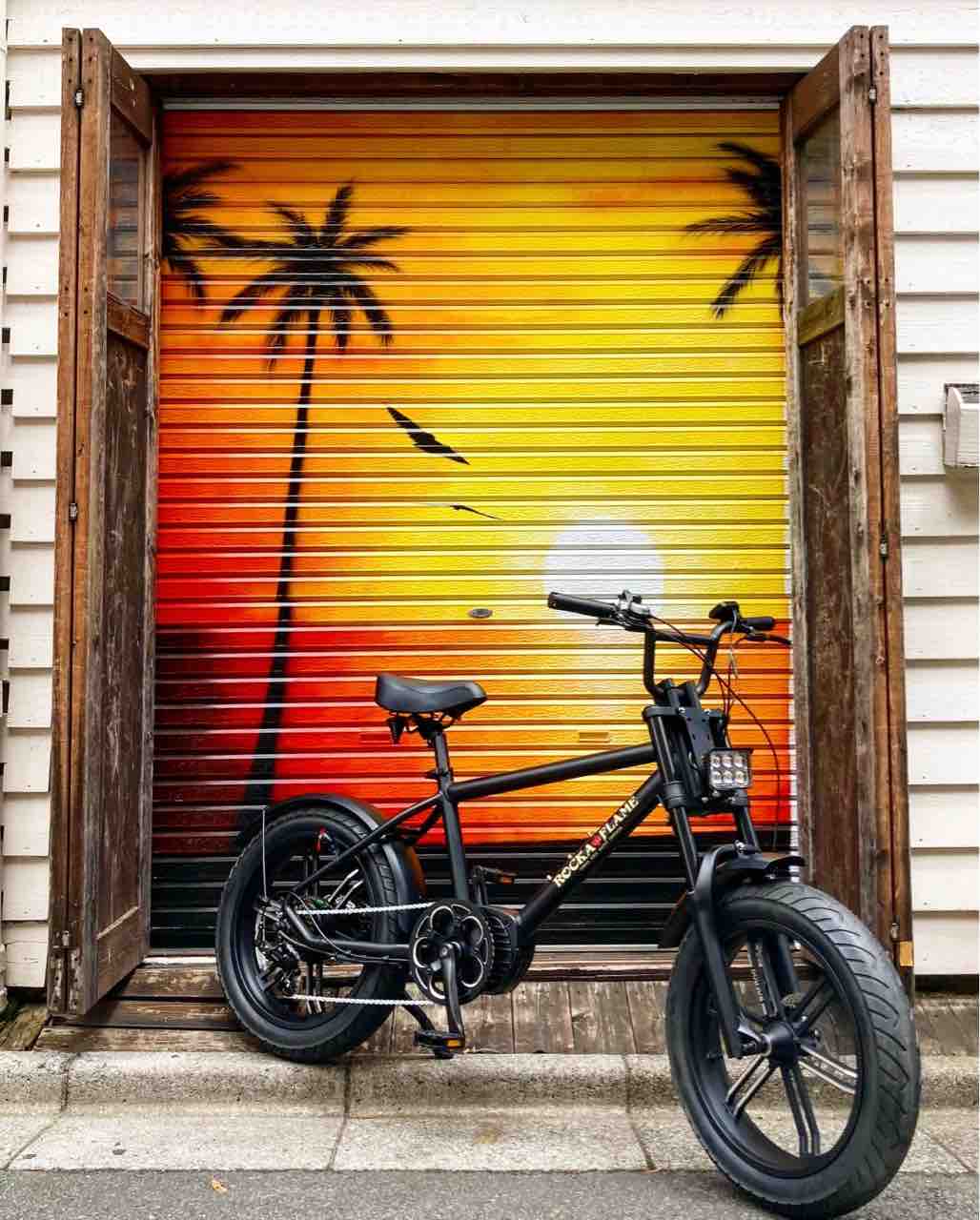 ロカフレーム ハヤテ 電動自転車 BMX ストリート　e bike レッド 赤 ロカフレーム ハヤテ 電動自転車 BMX ストリート e bike レッド