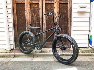 ファットサイクルブロンクス20×4.0 7段ギア_ゴールド×バナナシートカスタム aace006ef66f78e7e48fe8b5e56b85