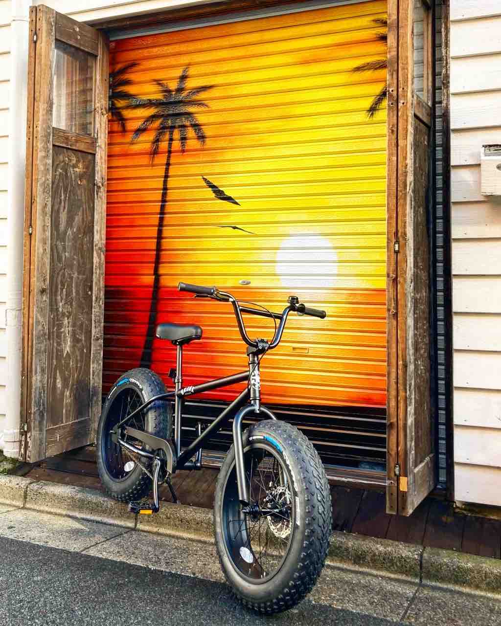 ファットバイク ブロンクス インチ シングルギア マットブラック 下町のチャリ屋 Slow Cycle スローサイクル 奮闘記