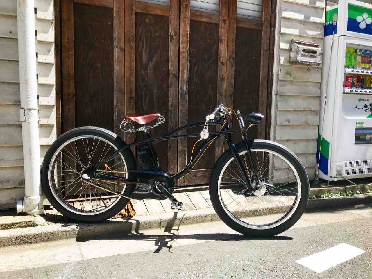 ついに完成?!電動カスタムクルーザー!! : ビーチクルーザー専門店