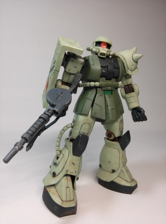 Hguc ザク ガンプラ1つ積んでは父のため レビュー製作改造ブログ