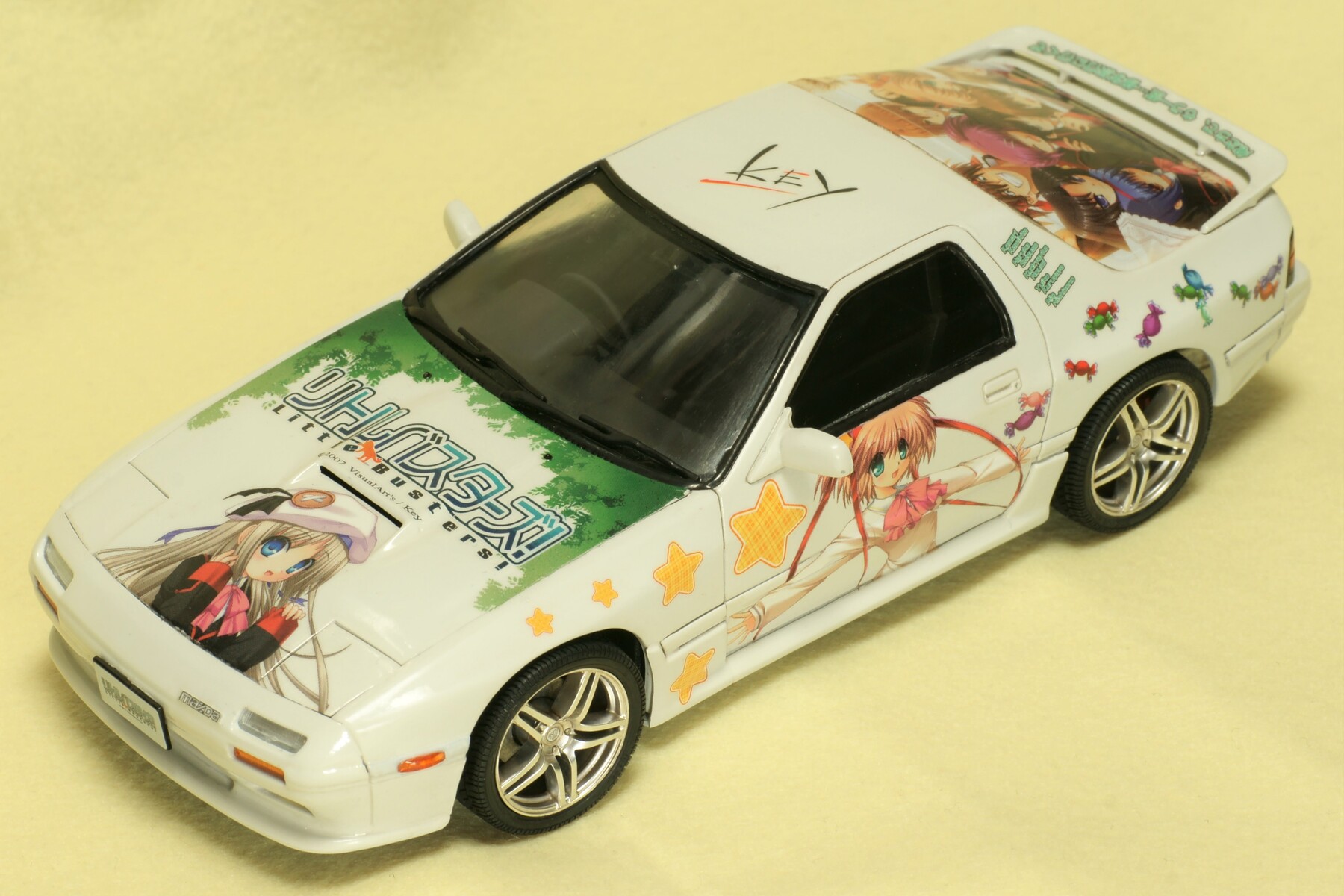 初の痛車プラモデル完成です！ : オータクの世界