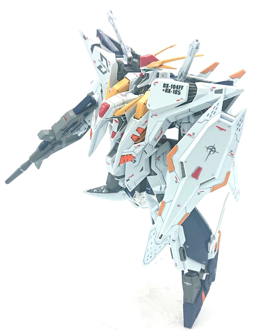 ガンプラ改造」HG Ξ(クスィー)ガンダム 完成品（部分塗装） Ver.1