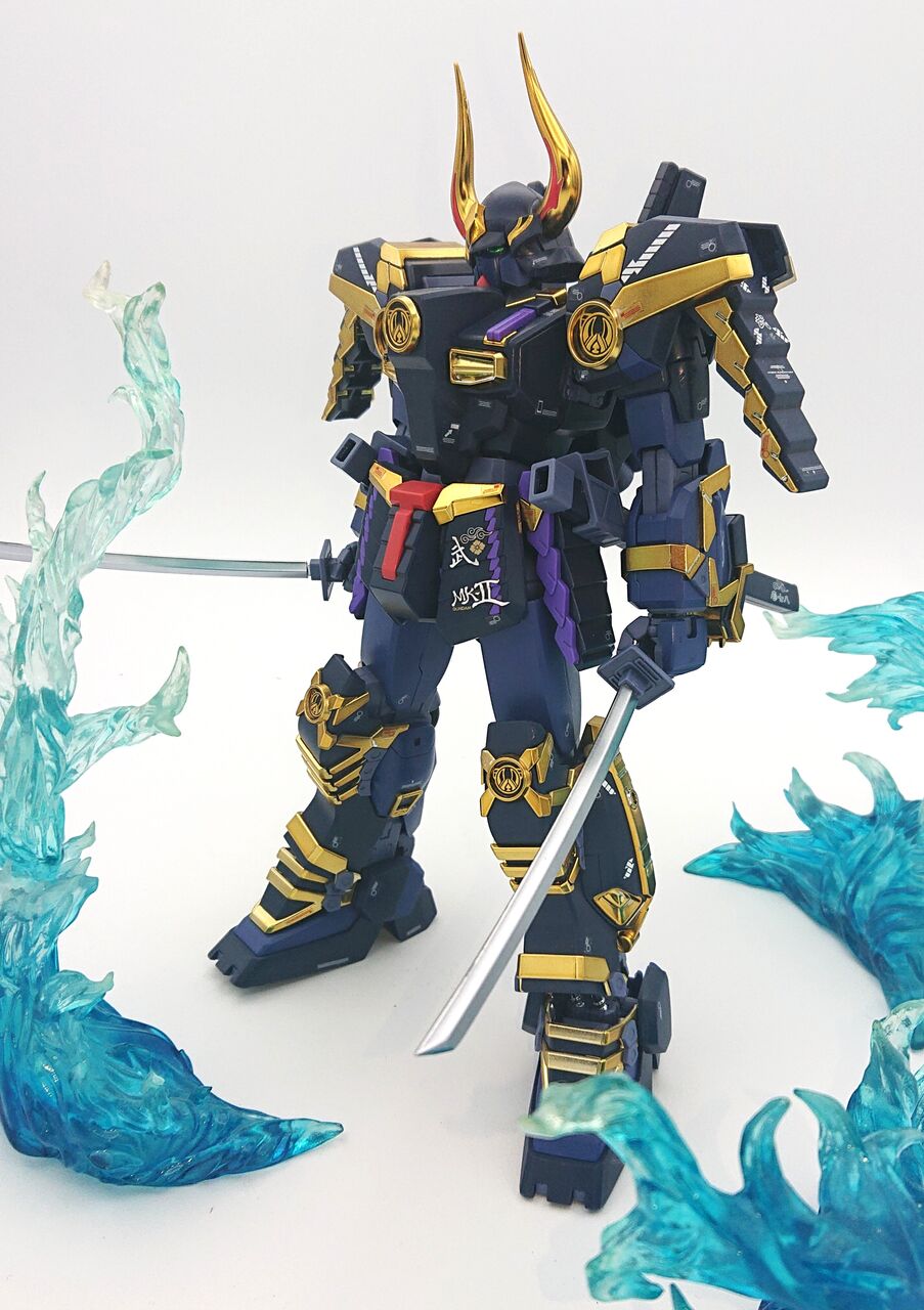 ガンプラ MG 武者ガンダム 2体 真武者&武者ガンダムマーク2 組立済み 武者ガンダムMk-II (MG) (ガンプラ) - ホビーサーチ ガンプラ他