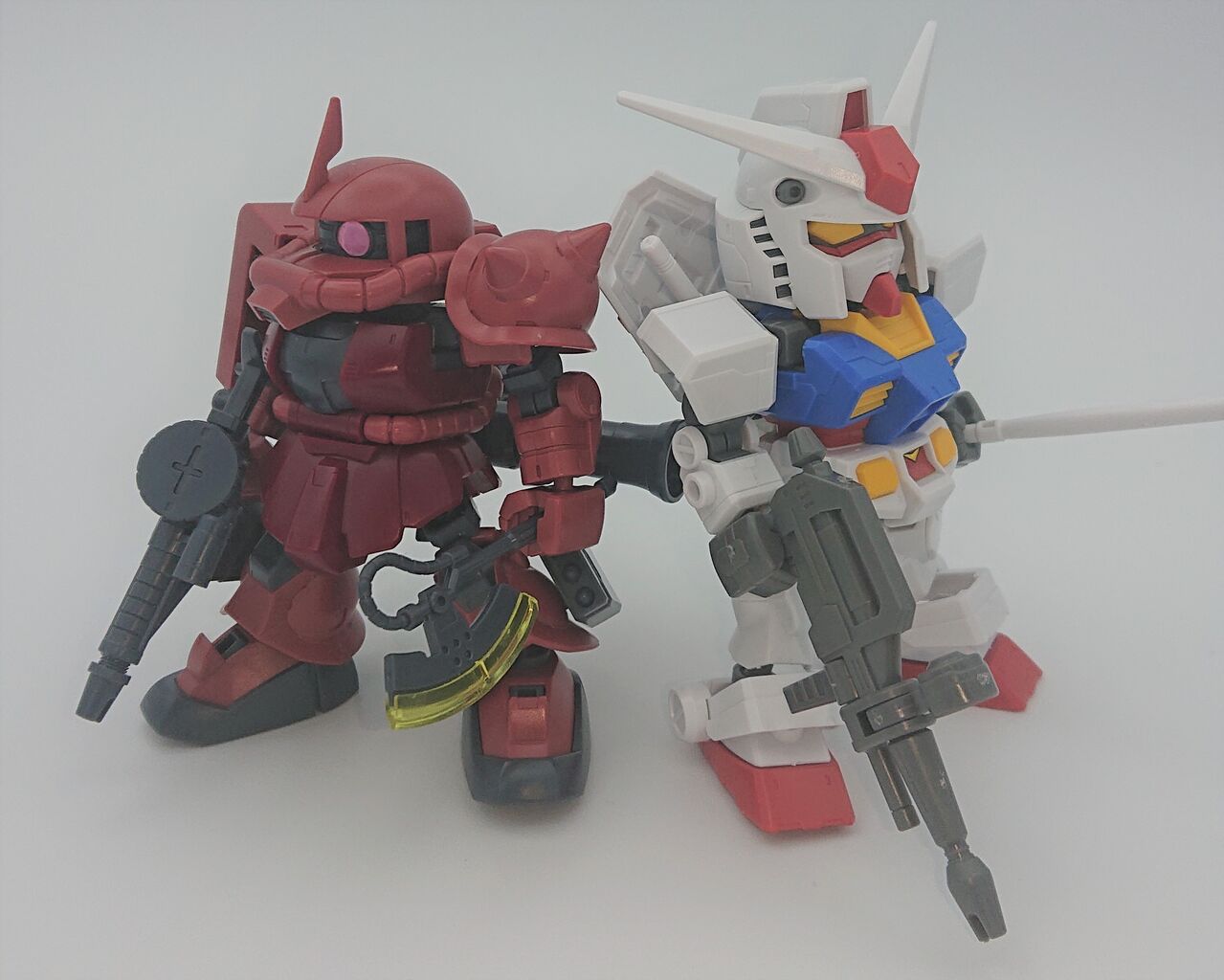 ガンプラ Sd クロスシルエット Rx 78 2ガンダム シャア専用ザク レビュー ガンブーのガンダム ガンプラ大好きブログ
