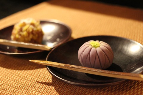 職人が目の前で作ってくれる生菓子