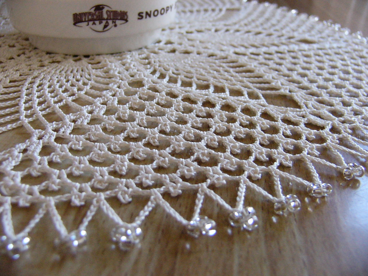 大人のシックなレース編み :