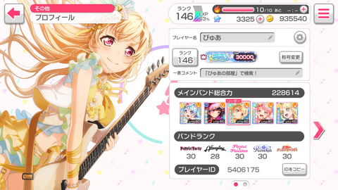 バンドリ864プロフ