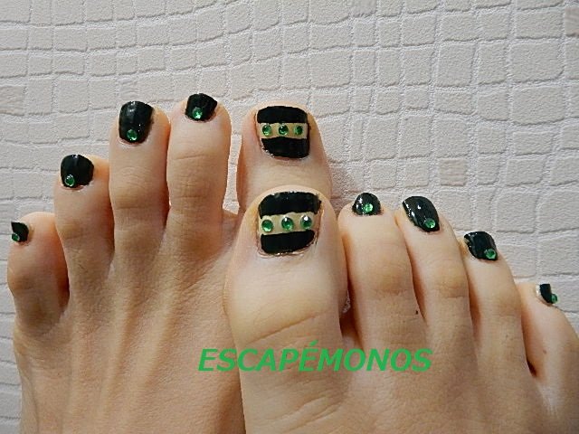 海苔ネイル べっ甲ネイル準備中 Escapemonos