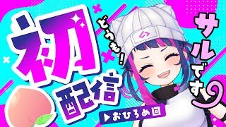 【動画】【初配信！】猿ですどうも！#vtuber #新人vtuber #桃尻と吉