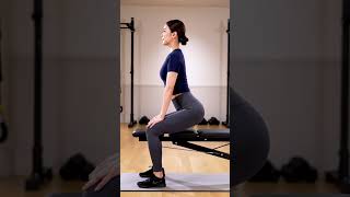 【動画】【上品なのに効く】アナウンサー風美女の桃尻トレーニング。Elegant Anchor’s Glute Training — Calm but Effective.