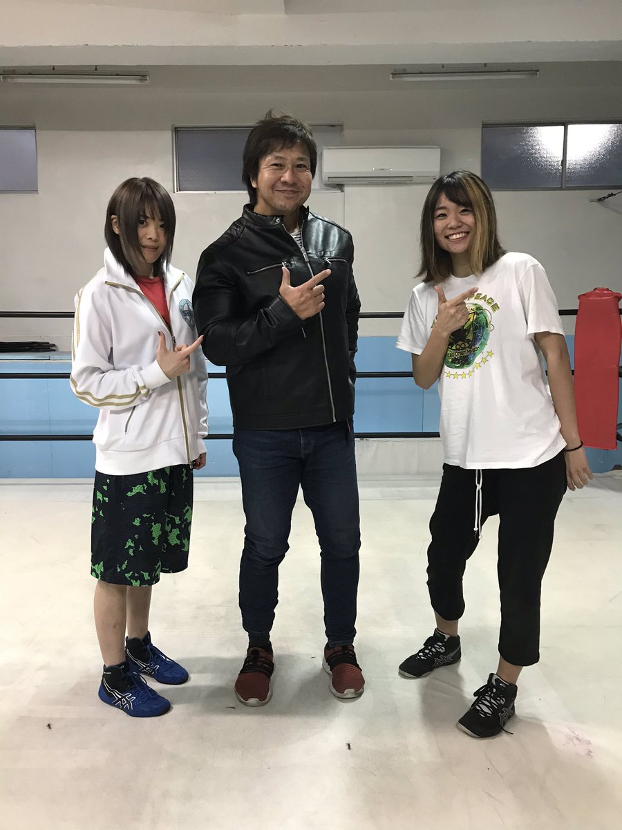 スターダムの道場へ行き 岩谷麻優選手 星輝ありさ選手と合同練 プロレス速報局