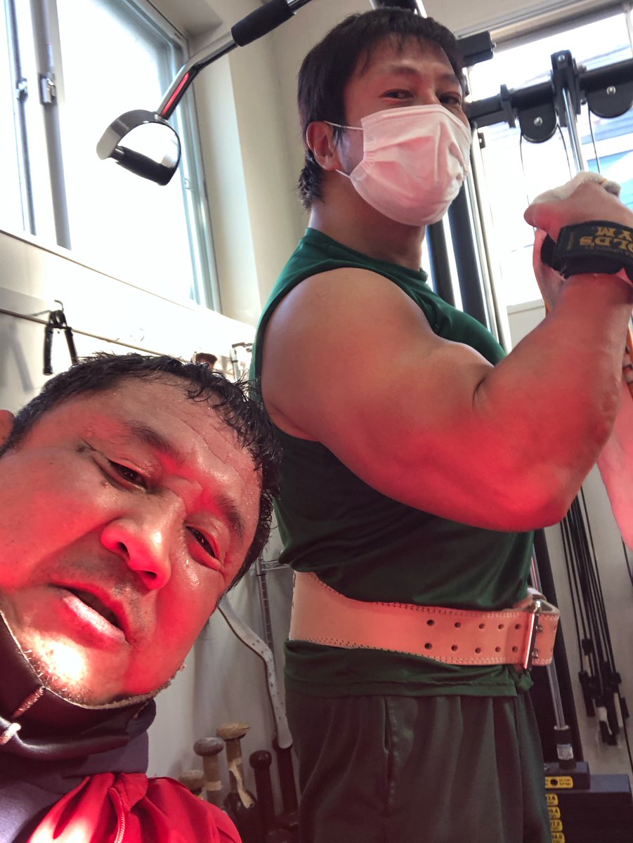 午後から道場に来ました 朝方の小島さんが珍しく道場にやって プロレス速報局 午後から道場に来ました 朝方の小島さんが珍しく道場にやって プロレス速報局