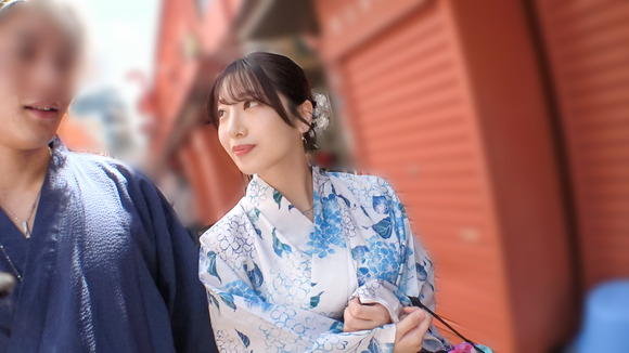 巨乳の浴衣美女を半分脱がしてセックスするって最高だな！ 4