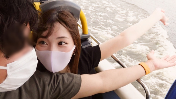マスク美女なGカップ乳お姉さんとイチャイチャデートした後に濃厚セックスって最高だな！ 3